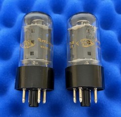 TWO Amperex 7591A Tubes / Amplitrex Tested / One SUPER STRONG, Two Good Singles