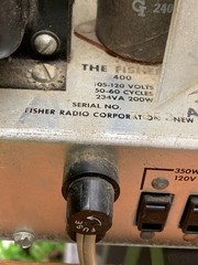 VTG The Fisher 400 Tube FM Multiplex Stereo Receiver 1960s USA Parts/Repair