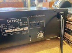 Vintage Denon POA-800 2 Channel Stereo Home Power Amplifier 50 Watts /Channel #1