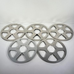 (Lot of 10) Audio Devices Audiotape Metal Tape Reel 10.5″ x 1/4″ Take Up