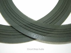 Pair 15″ Cloth Surrounds for Speaker Repair — #1
