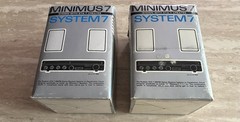 Vintage Realistic Minimus 7 Speakers Silver 40-2034 Set of 2 New Lot Oldstock