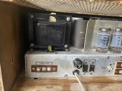 Vintage Fisher 400 Tube Stereo Receiver New Power Tubes