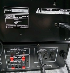 Vtg Stereo Kenwood KA-76 Stereo Amplifier, KX-56CW, GE-46 Equalizer, KT-56 Tuner