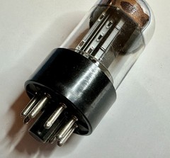 Sylvania 6SN7GTB Chrome Dome Vacuum Tube USA Tested 3900/3700