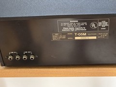 BIC T-05M Stereo Cassette Deck Vintage Tape Audiophile T05M | Needs New Belts