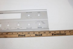 Aluminum Front Case Face Plate – Vintage Grommes Precision Receiver Amp 512 Part