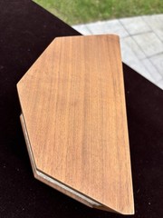 Pair of Vintage Microstatic Micro Acoustics MS-1 External Tweeters Wood Case