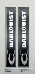 Dahlquist Speaker Badge Emblem with DQ Logo Pair Aluminum DQ-10