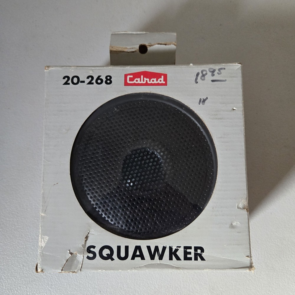 NEW Calrad 20-268 5” Squawker Squeaker Speaker 8 ohm 70 Watt MADE IN JAPAN