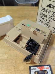 Audiotronics 148A Audio Cassette Recorder / Player 120VAC or DC Battery, Tested
