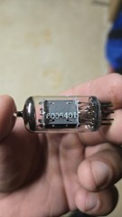 NOS NIB Telefunken ECC83/12AX7 Long Ribbed Plate Diamond Bottom Strong