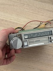 Vintage Audiovox AM/FM Stereo Cassette Car Radio Hi-Comp Model 77C-550