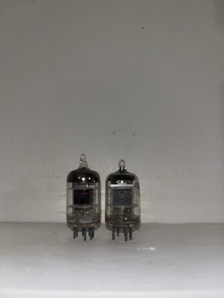 2 6AK5 (1 Motorola And 1 Tung-Sol) Tubes TV7 Tested Strong With Boxes