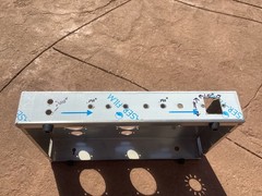 Tube amplifier chassis stainless steel DIY