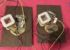Vintage EPI Epicure Products Speaker 2 Way Crossovers PAIR Input Jack