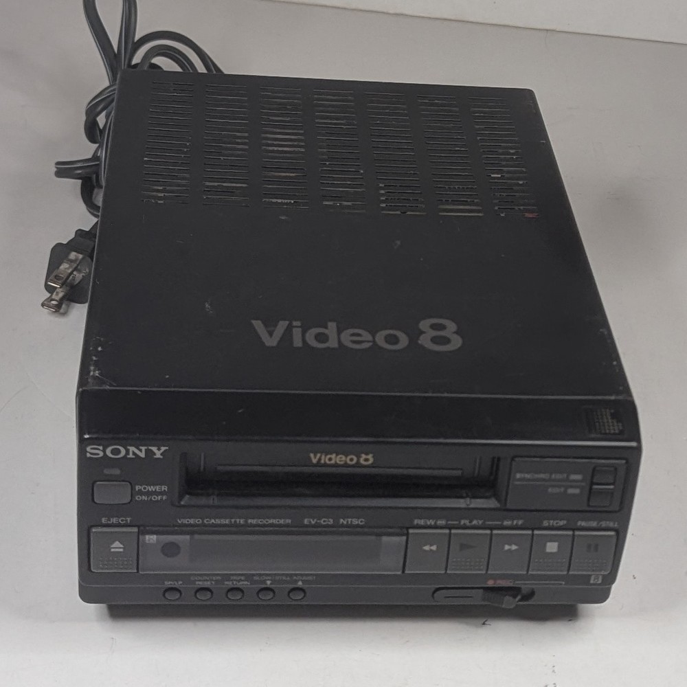 SONY EV-C3 NTSC Analog Video8 8mm Video 8 HiFi Player Recorder VCR Deck EX