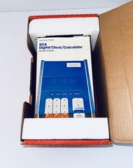 1973 RCA 3C3030 Plasma Display Calculator – New in Box Complete Mint Never Used