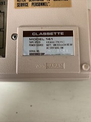 Audiotronics Classette 141 Solid State Japan Vintage Brown Working