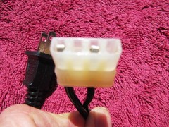 DUAL ELAC POWER CORD Voice of Music Turntable 10H 1019 1229 50H 4 pin AMP LOK