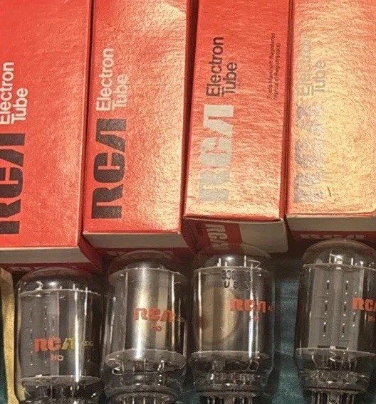 RCA 33GY7A Sweep Tubes NOS NIB Tested Price Per 2 Tubes (1 Pair) Date Matched