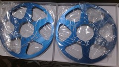 Pioneer Pr 101 style aluminum tape reels for pioneer Rt 909 reel to reel BLUE