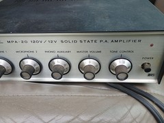 Realistic MPA-20 20-Watt AC/Mobile Solid State PA Amplifier System CLEAN, TESTED