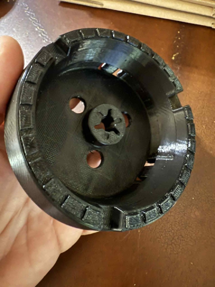 1 PAIR of NAB HUB ADAPTERS REEL TO REEL 3-D PRINTED