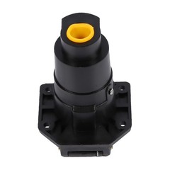 1pc For 12V 7 Pin Round Trailer Plug 7 Way Socket Adapter Wiring Connector