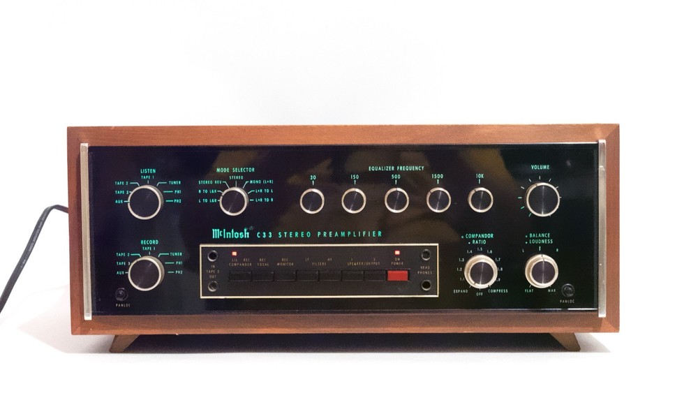 Vintage McIntosh C-33 Stereo Preamplifier * Beautiful * Works Great * See Video