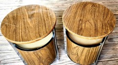 TESTED! Zenith Circle of Sound Speakers with Wood Grain / Round / Retro Omni-VTG