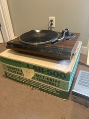 Realistic LAB-500 Automatic Turntable Walnut Veneer + Original Box Working