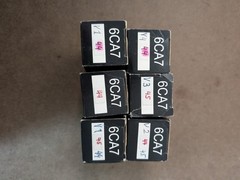 Lot 6 Electro-Harmonix 6CA7EH ELECTRON Tubes 6CA7 EH *PLEASE READ*