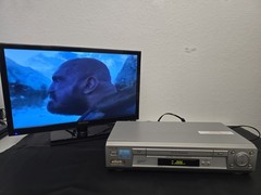 Sony SLV-N700 Hi-Fi Stereo VHS VCR 19 Micron Head Flash Rewind w/ Remote Tested