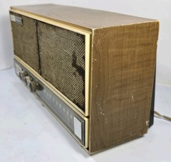 Rare J.C. Penney Pencrest Solid State Model 5513 AM Dual Speaker Radio For Parts