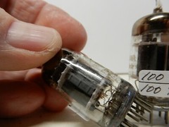 GE 5814A (WA) Vacuum Tubes (2) One 5 Star Strong 91/90% and 100/100% Gm