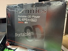 TECHNICS SL-XP5 Portable CD Player w/ Accessory’s Tested Japan 🇯🇵 vintage