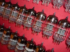 34pcs. 6N3P / 6Н3П ~ 6CC42, 2C51 Double triode NEW. MILITARY. SAME DATE V-1972