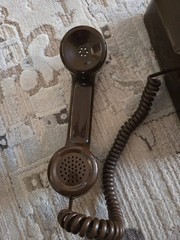 VINTAGE STROMBERG CARLSON 500 D BROWN TOUCH TONE MODULAR DESK PHONE UNTESTED
