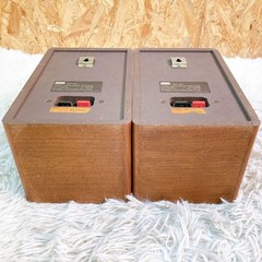 Sansui SP-M1 Vintage Bookshelf Speakers Pair As-Is Junk