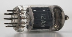 TUNGSOL 12AX7/ECC83 Long Black Plate Made in USA Amplitrex Tested Qty 1Pc