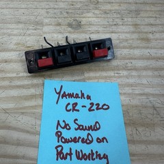 Yamaha CR-220 Receiver Parts – Speaker Output Connectors Terminals