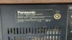 Panasonic SS-7900 4 Channel Stereo Receiver For parts or repairs Poor Cosmetic🔥