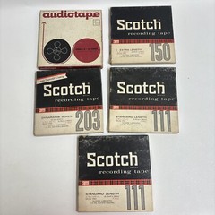 LOT OF 16 MAXELL & SCOTCH SOUND RECORDING REEL-TO-REEL AUDIO TAPES 7″ UNTESTED