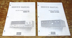 Sansui AU-6600 Amplifier & Sansui 771 AM/FM Stereo Receiver Service Manuals