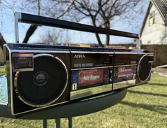 Aiwa CS-W660 Rare Vintage Cassette Deck Boombox Japan Serviced Warranty