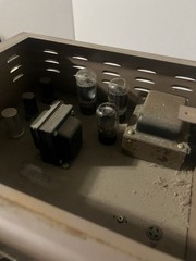 Vintage Airline Tube Amplifier PA Amp Phono Input RCA Tubes Untested As-Is