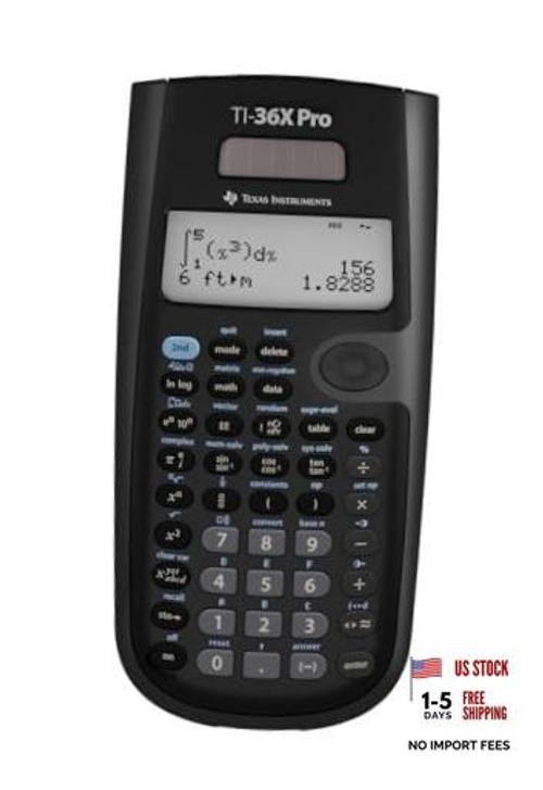 TI-36X Pro Engineering/Scientific Calculator | 9.7 Inch | Black.