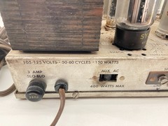 🔊Vintage 1950s The Fisher Model 500 Receiver Mono Amplifier Tube ~ Parts/Repair