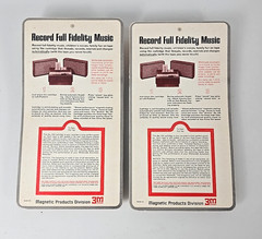 LOT OF 2 – Vintage 3M Scotch 270 Recording Cartridges For Wollensak Recorders